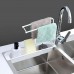  Telescopic Sink Rack Holder Expandable Storage Drain Basket Sink Caddy for Home Kitchen Kit